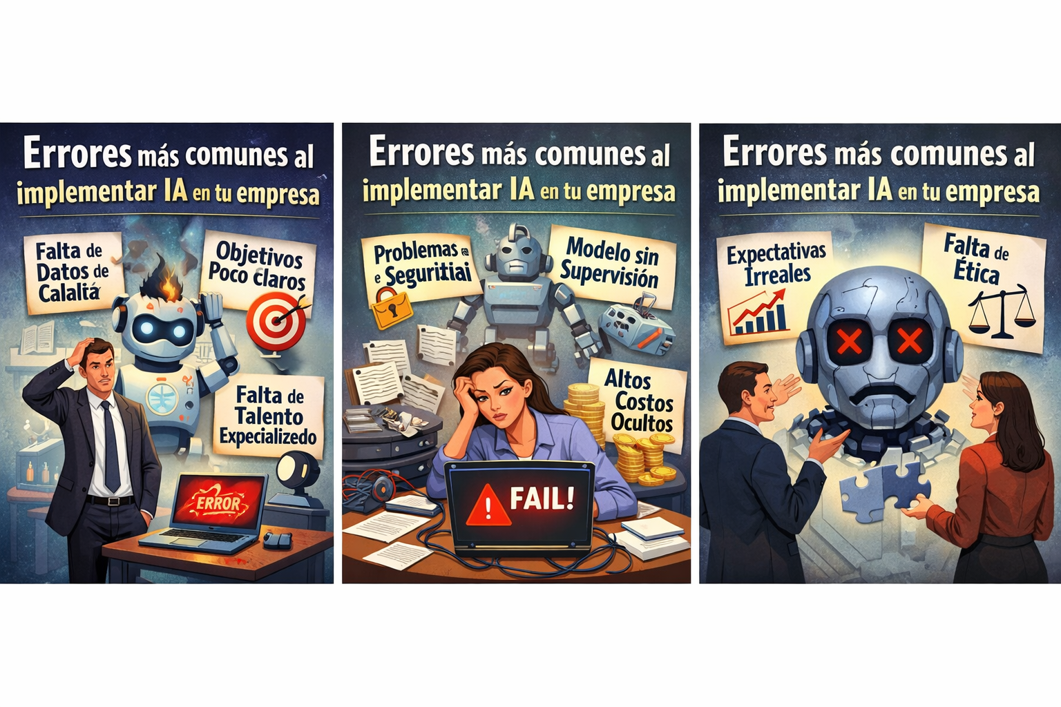 Errores al implementar IA